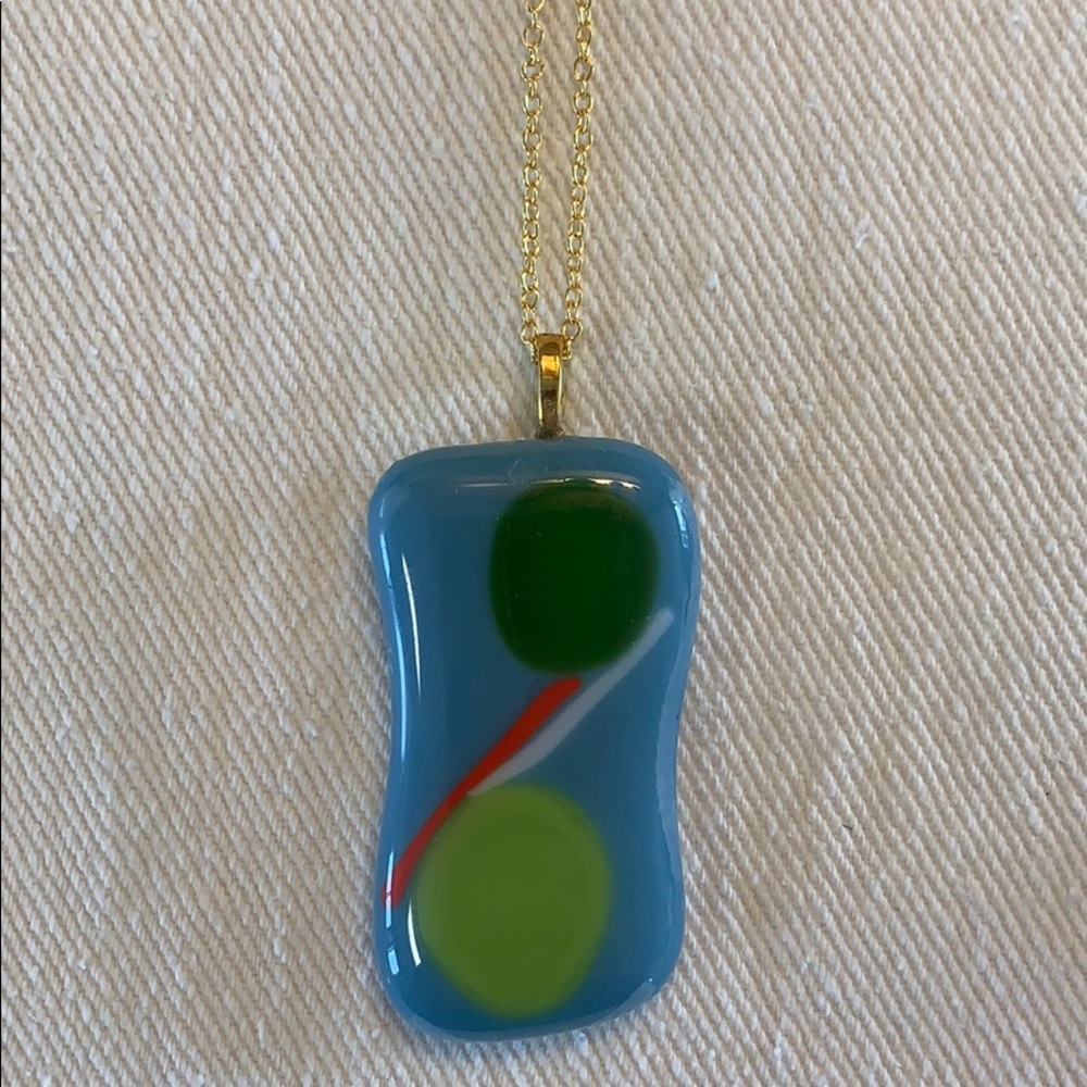 Glass fused pendent